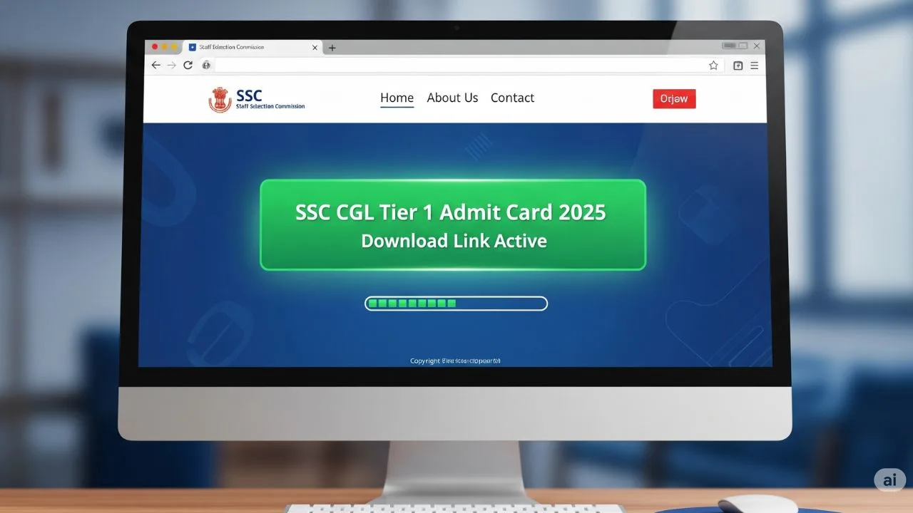 SSC CGL Tier 1 Admit Card 2025 Download