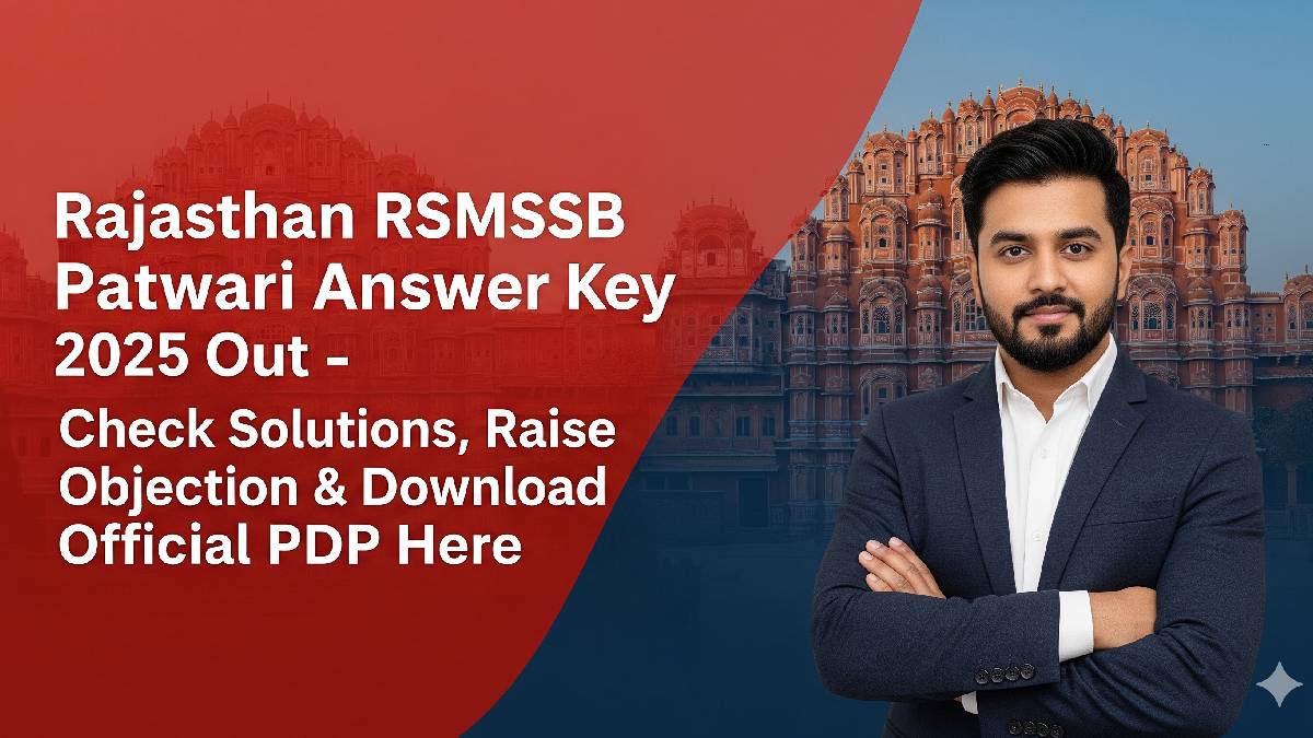 RSMSSB Patwari Answer Key 2025