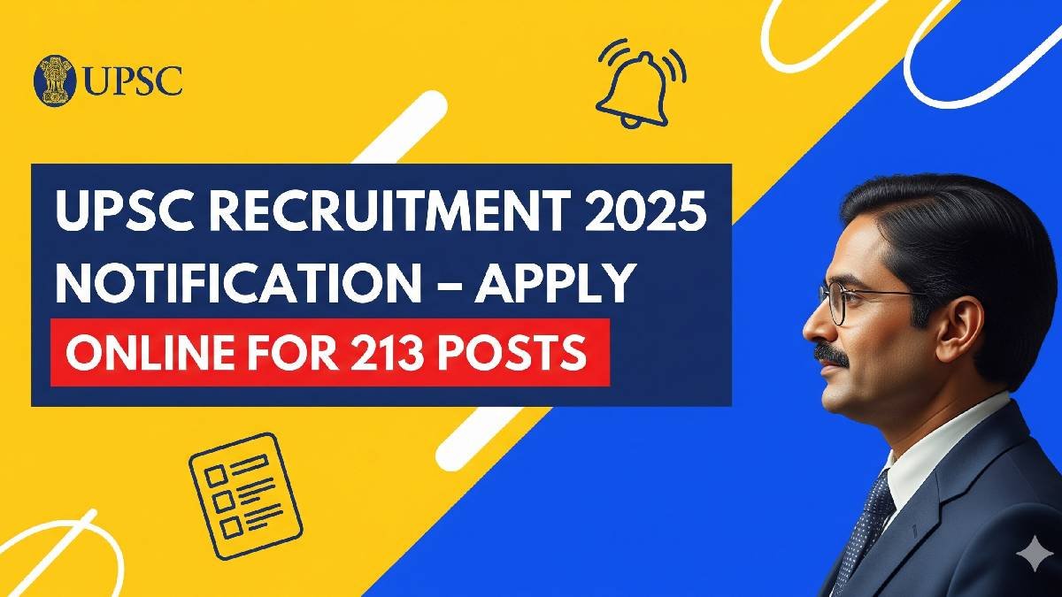 UPSC Recruitment 2025