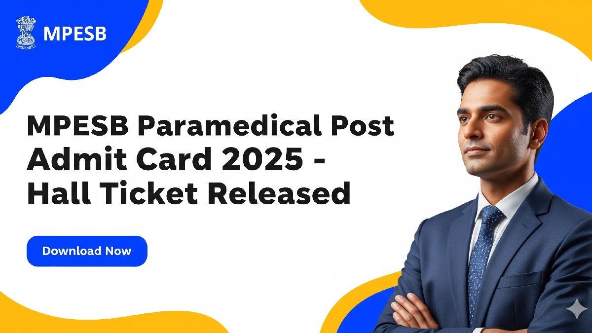 MPESB Paramedical Post Admit Card 2025