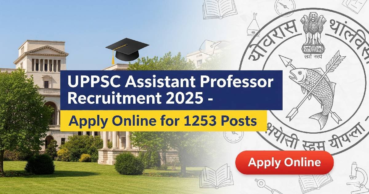 UPPSC Assistant Professor Recruitment 2025