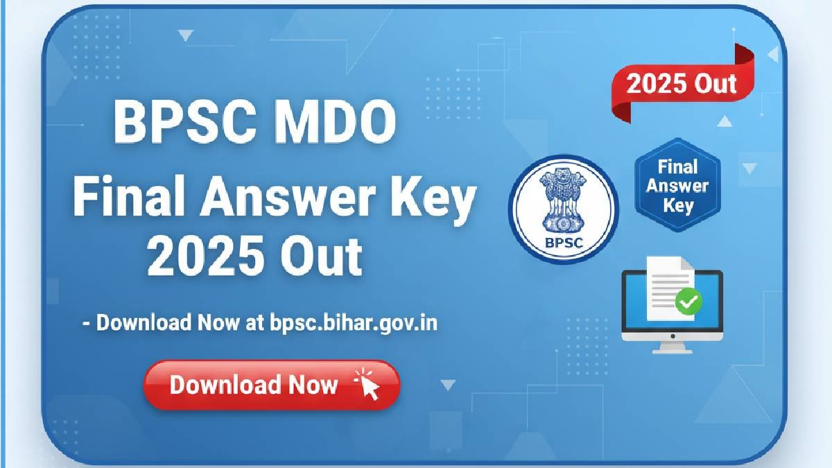 BPSC MDO Final Answer Key 2025