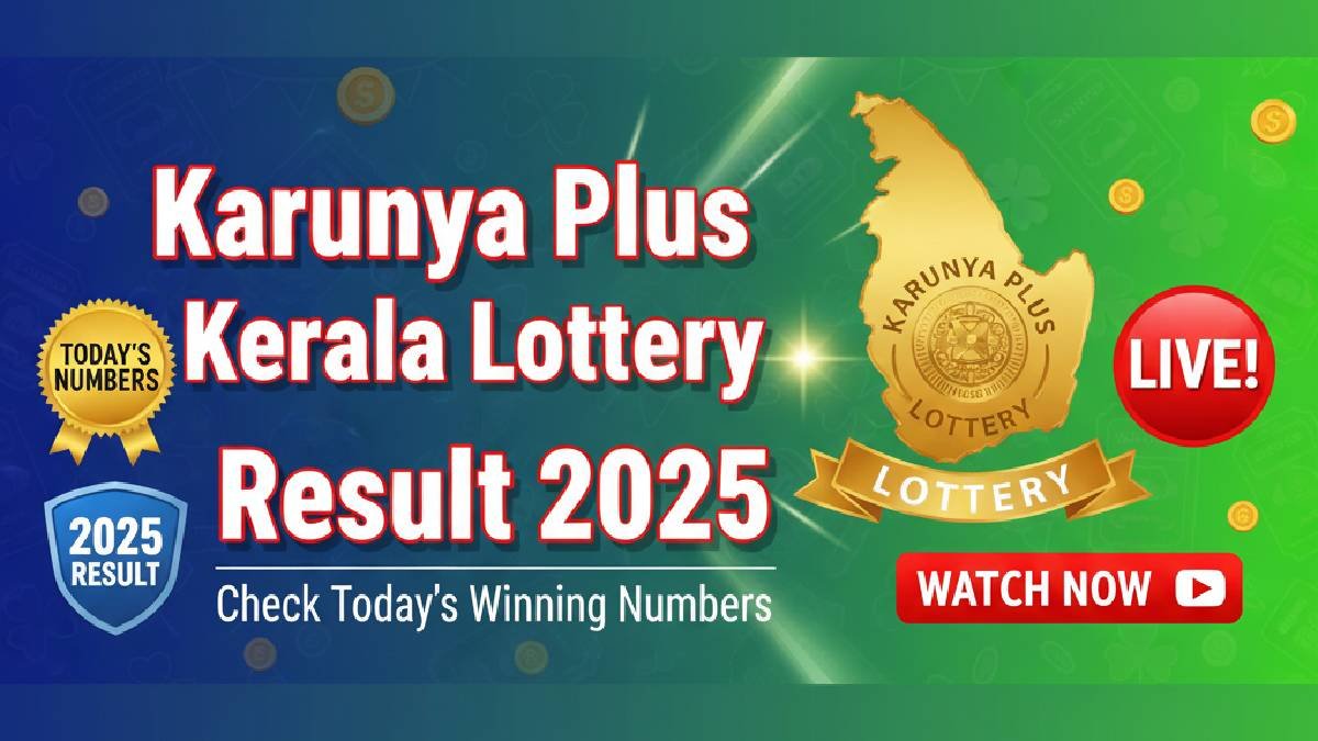 Karunya Plus Kerala Lottery Result 2025