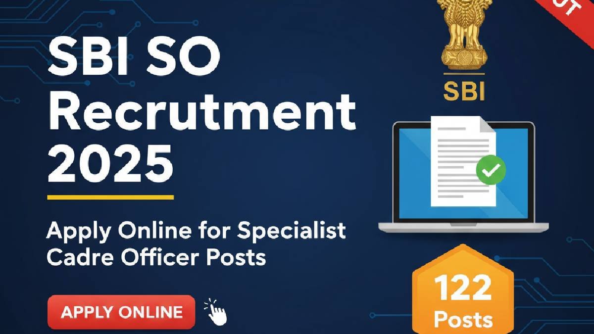 SBI SO Recruitment 2025