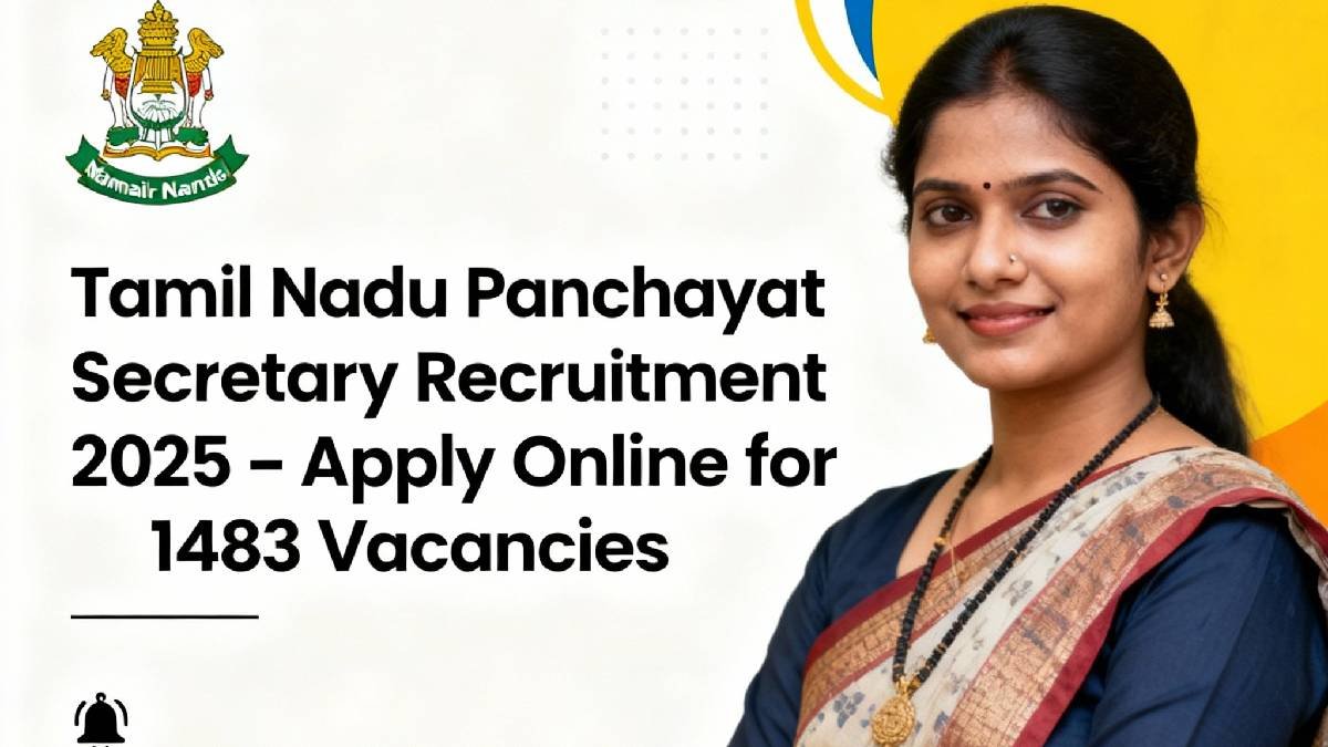 Tamil Nadu Panchayat Secretary Recruitment 2025
