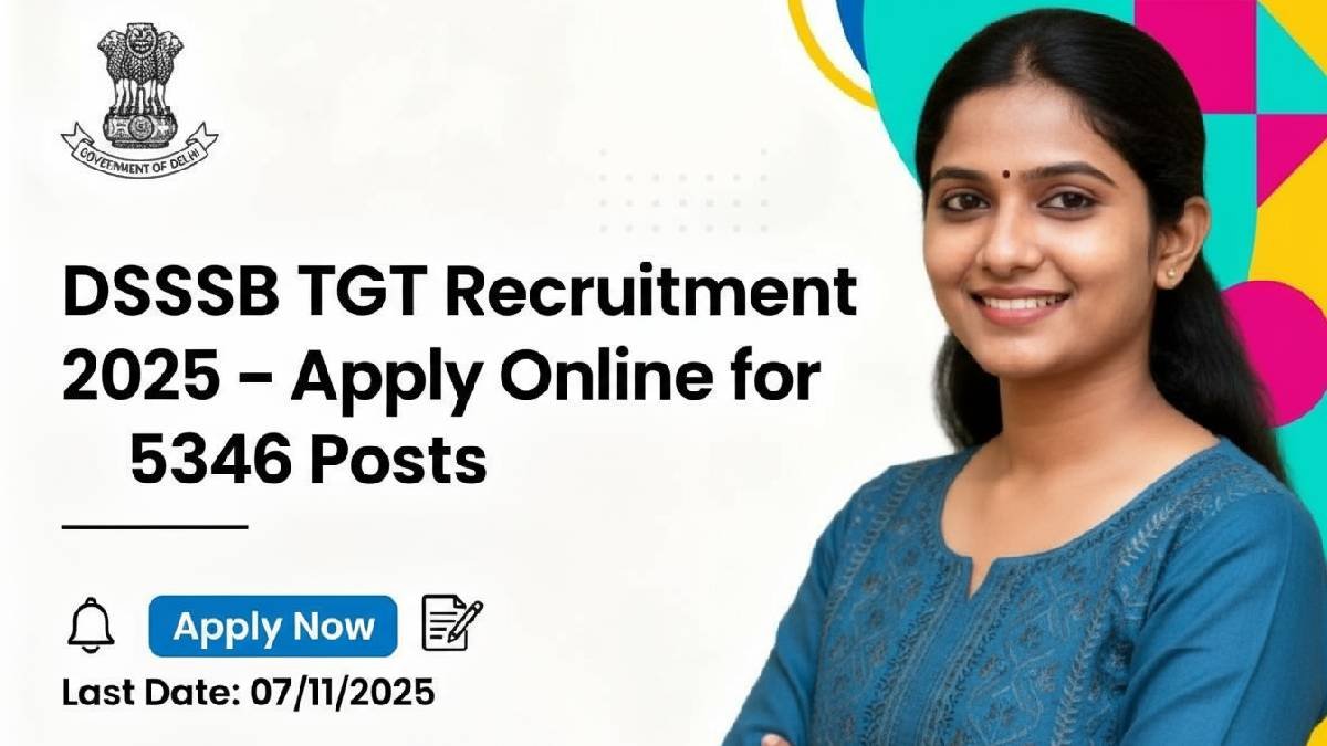 DSSSB TGT Recruitment 2025