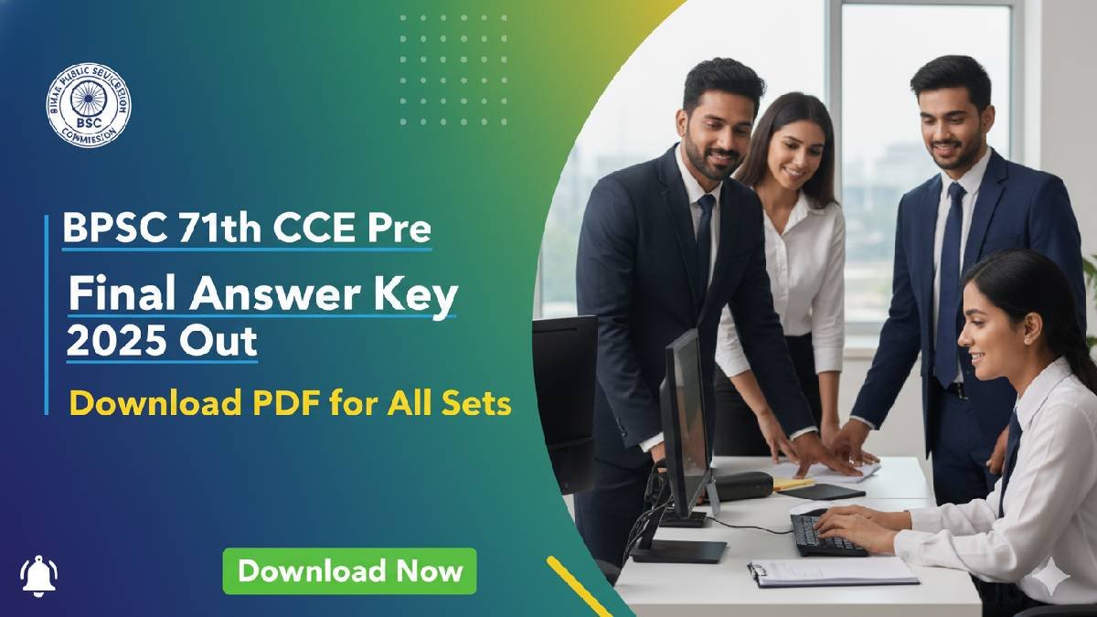 BPSC 71th CCE Final Answer Key 2025