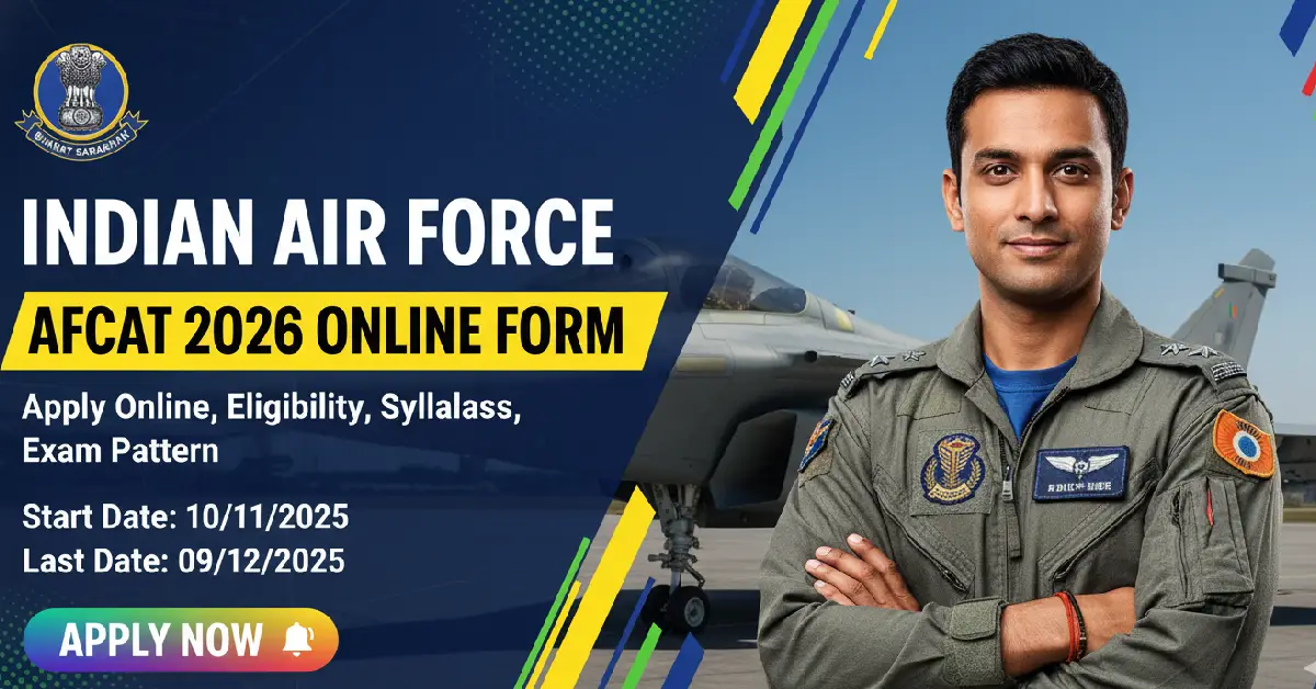 Indian Air Force AFCAT 2026 Online Form