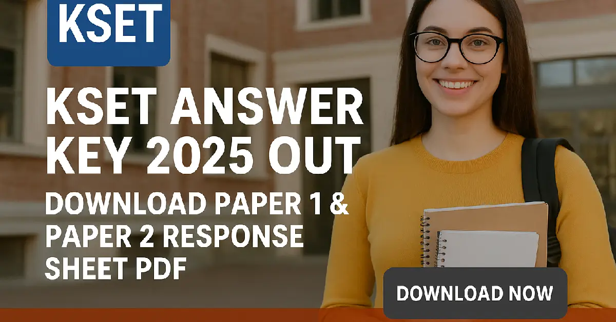 KSET Answer Key 2025