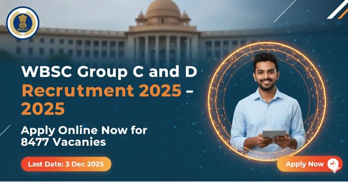 WBSSC Group C and D Recruitment 2025