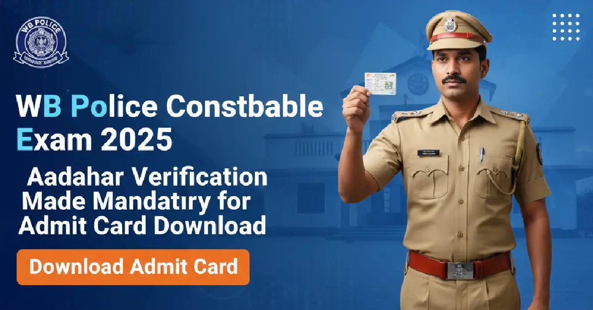 WB Police Constable Exam 2025