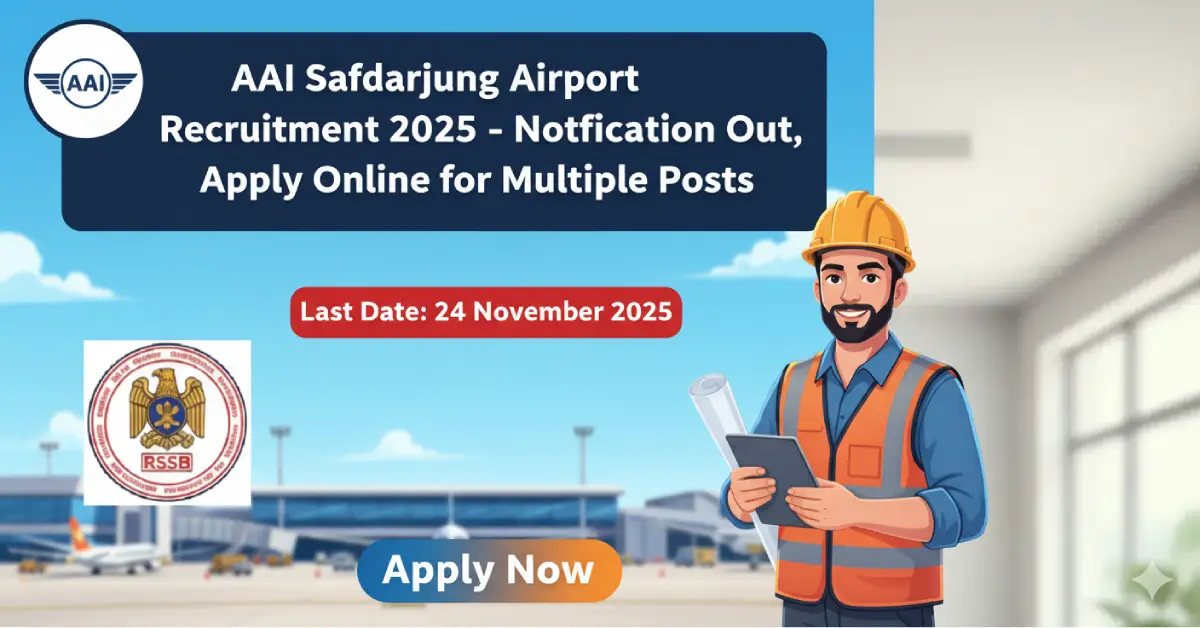 AAI Safdarjung Airport Recruitment 2025