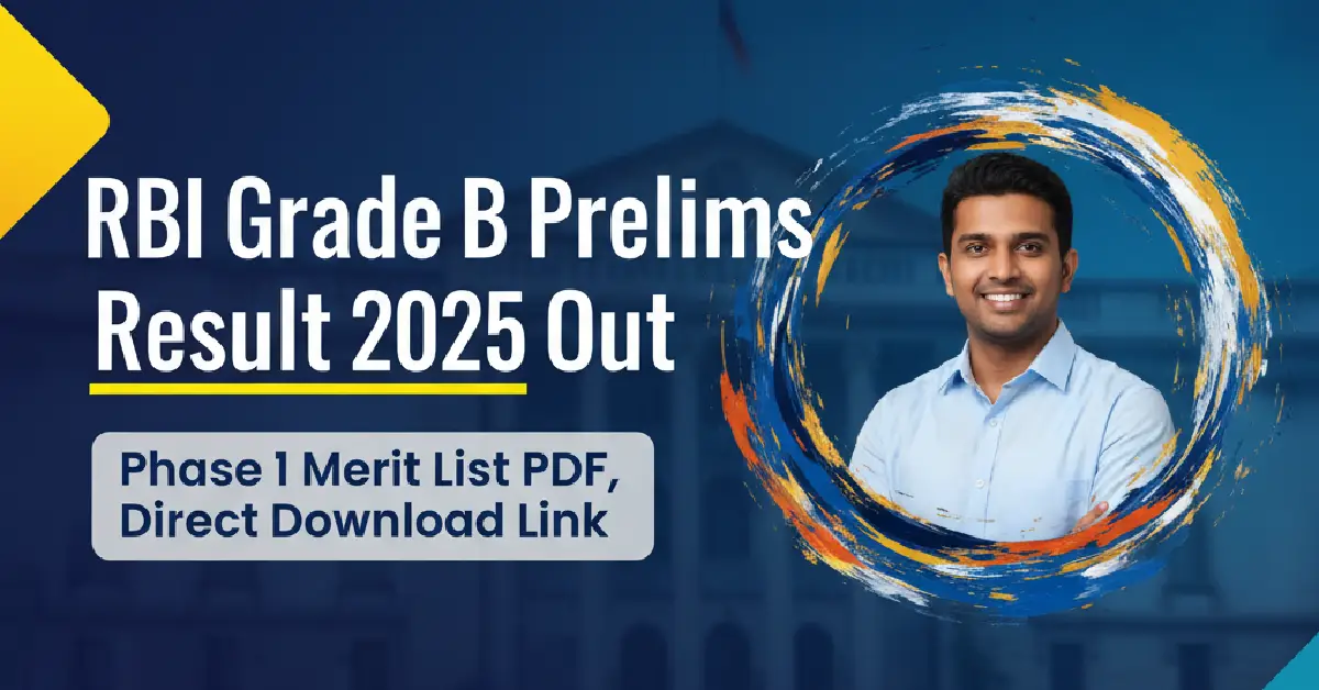 RBI Grade B Prelims Result 2025