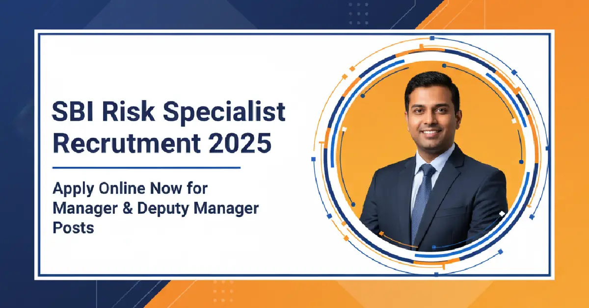 SBI Risk Specialist Recruitment 2025