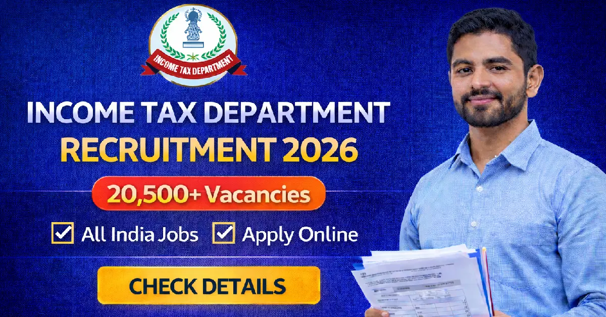 Income Tax Recruitment 2026