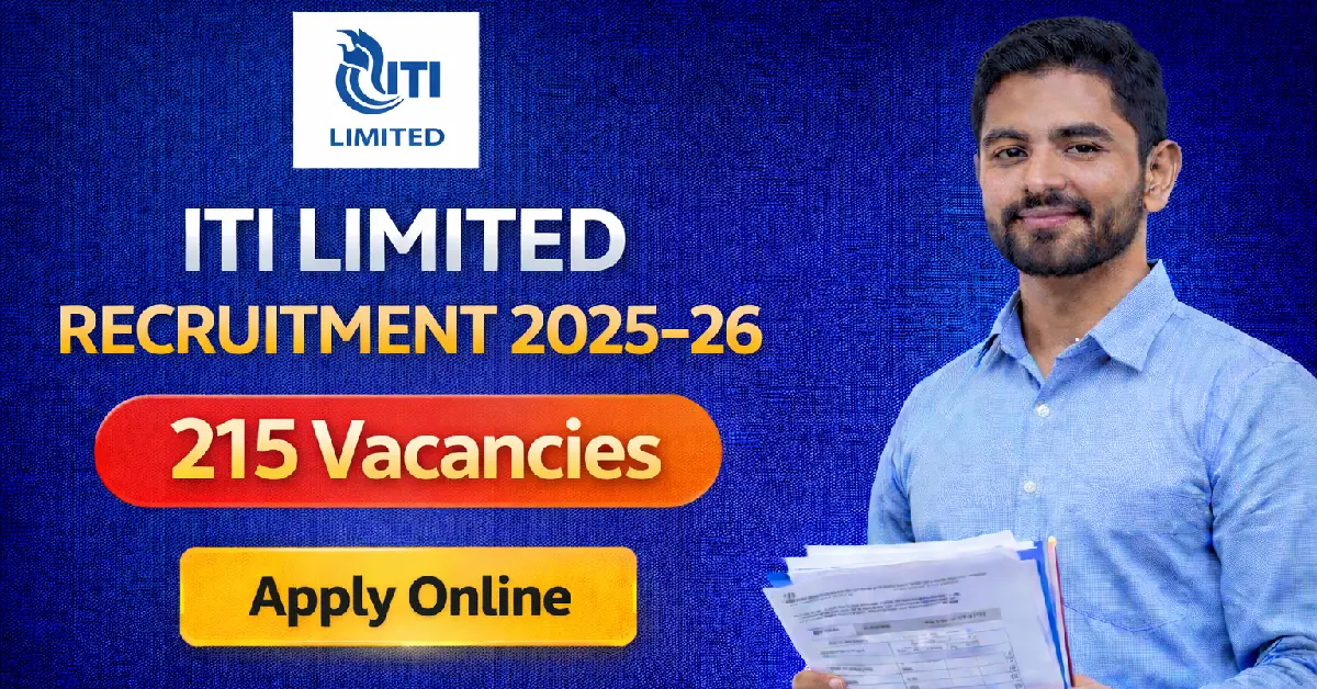 ITI Limited Recruitment 2025