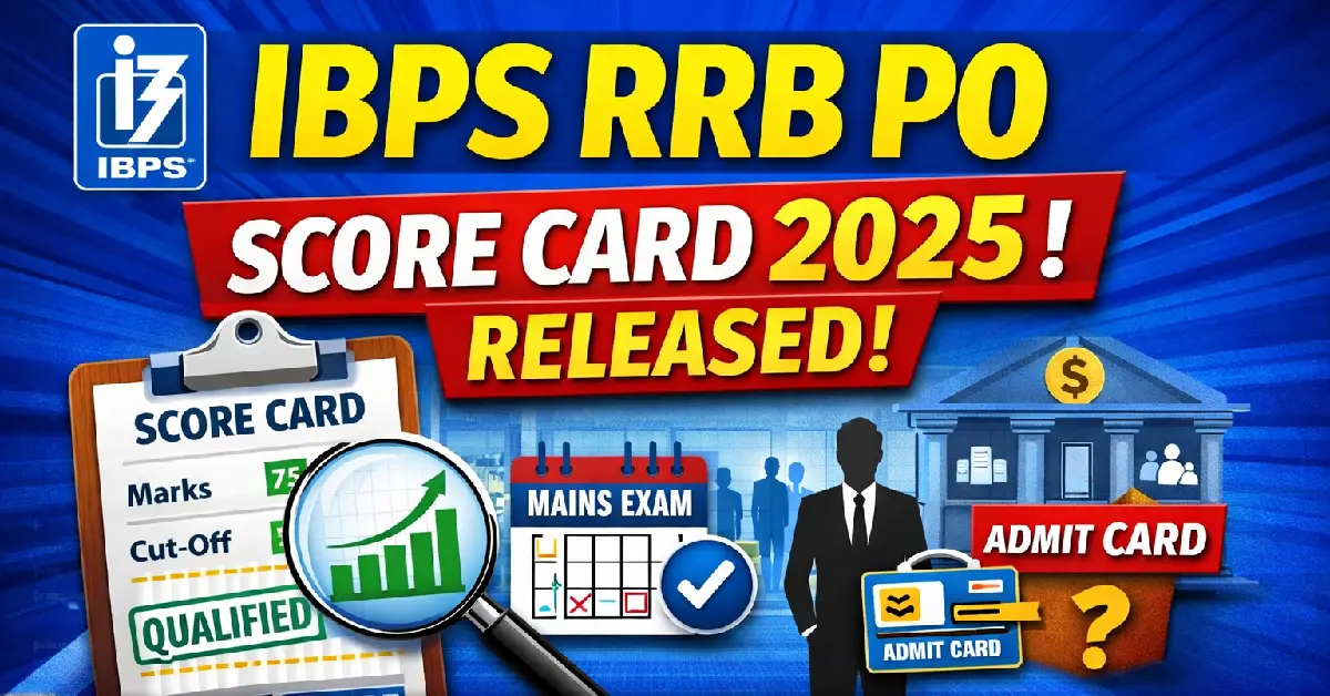 IBPS RRB PO Score Card 2025