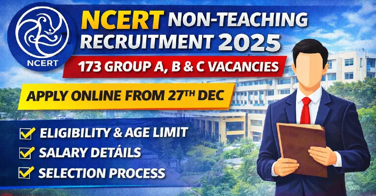 NCERT Non-Teaching Recruitment 2025