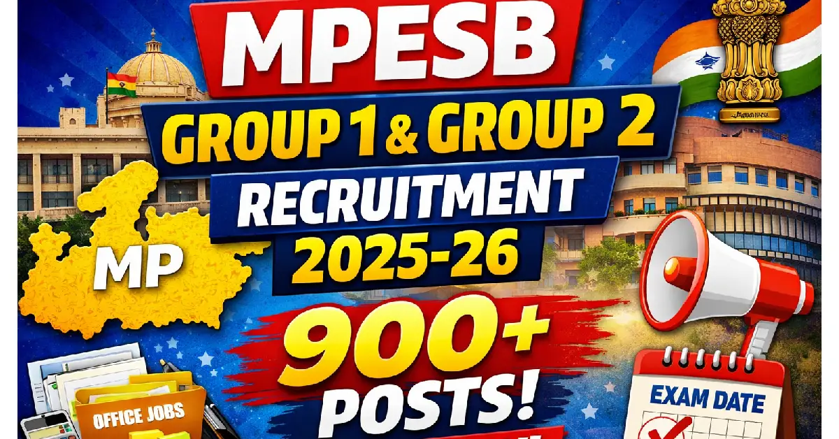 MPESB Group 1 & Group 2 Recruitment 2025