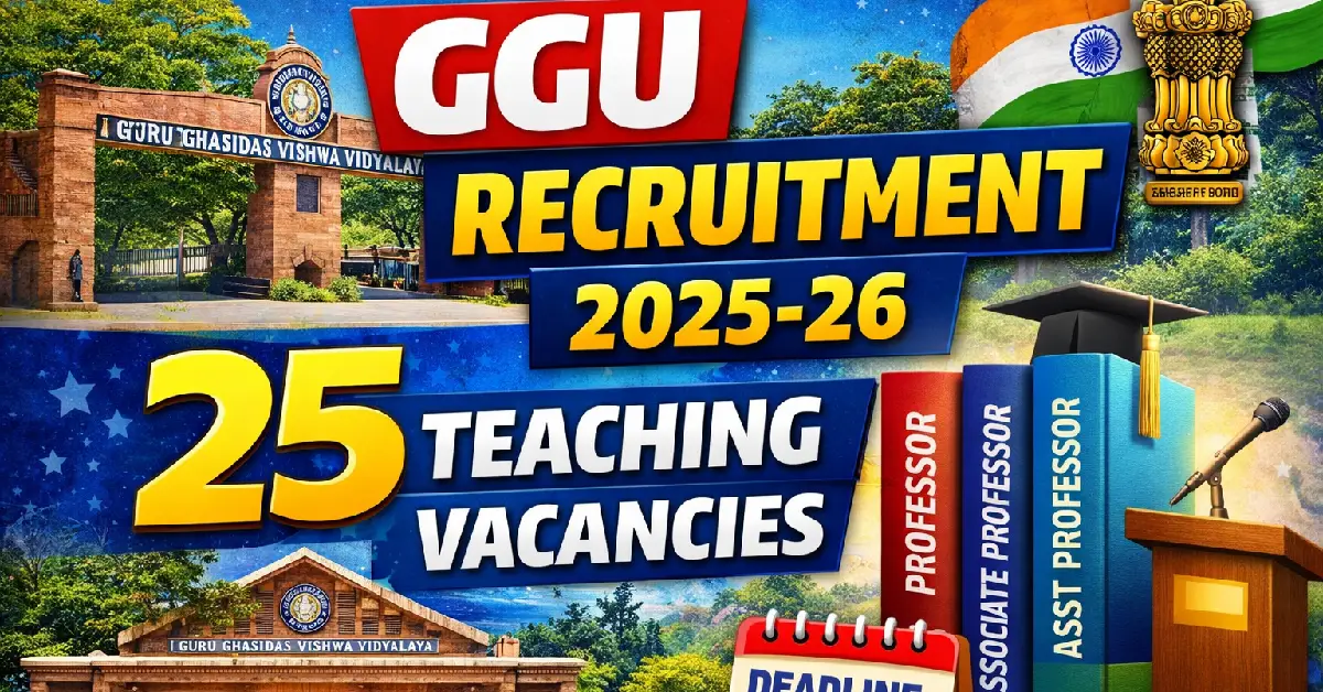 GGU Recruitment 2025