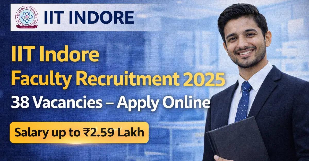 IIT Indore Faculty Recruitment 2025
