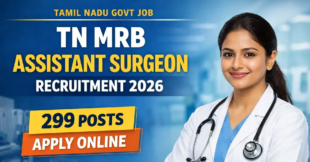 TN MRB Assistant Surgeon Recruitment 2026