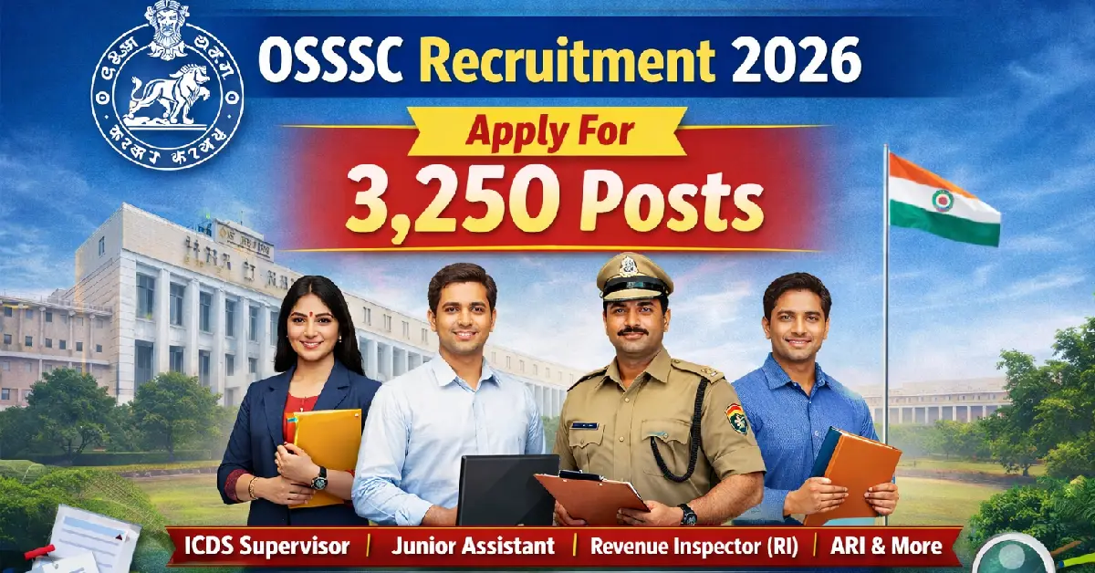OSSSC CRE Recruitment 2026