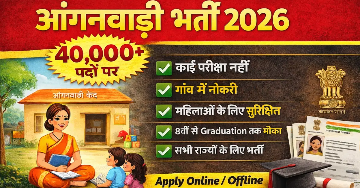 Anganwadi Recruitment 2026