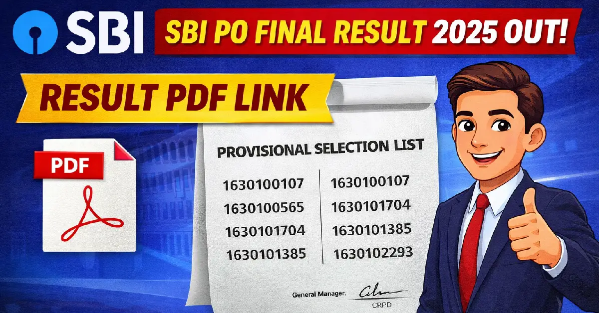 SBI PO Final Result 2025