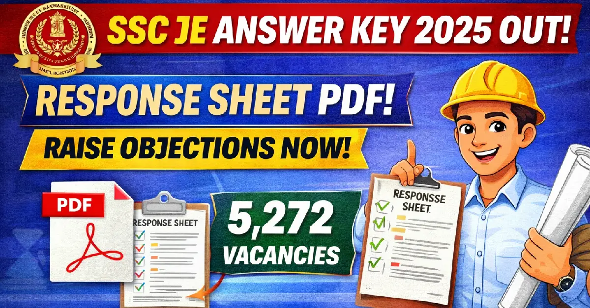SSC JE Answer Key 2025