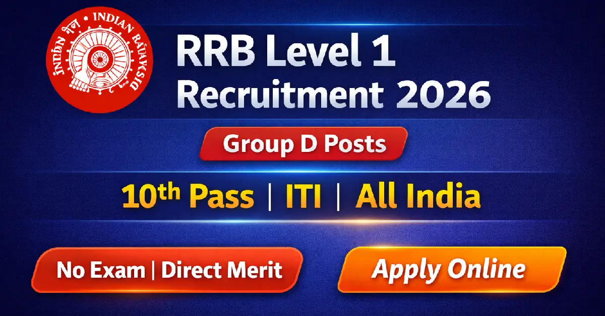 RRB Level 1 Recruitment 2026