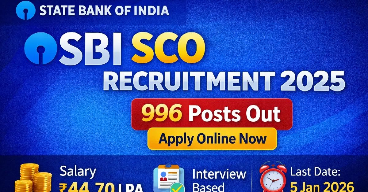 SBI SCO Recruitment 2025