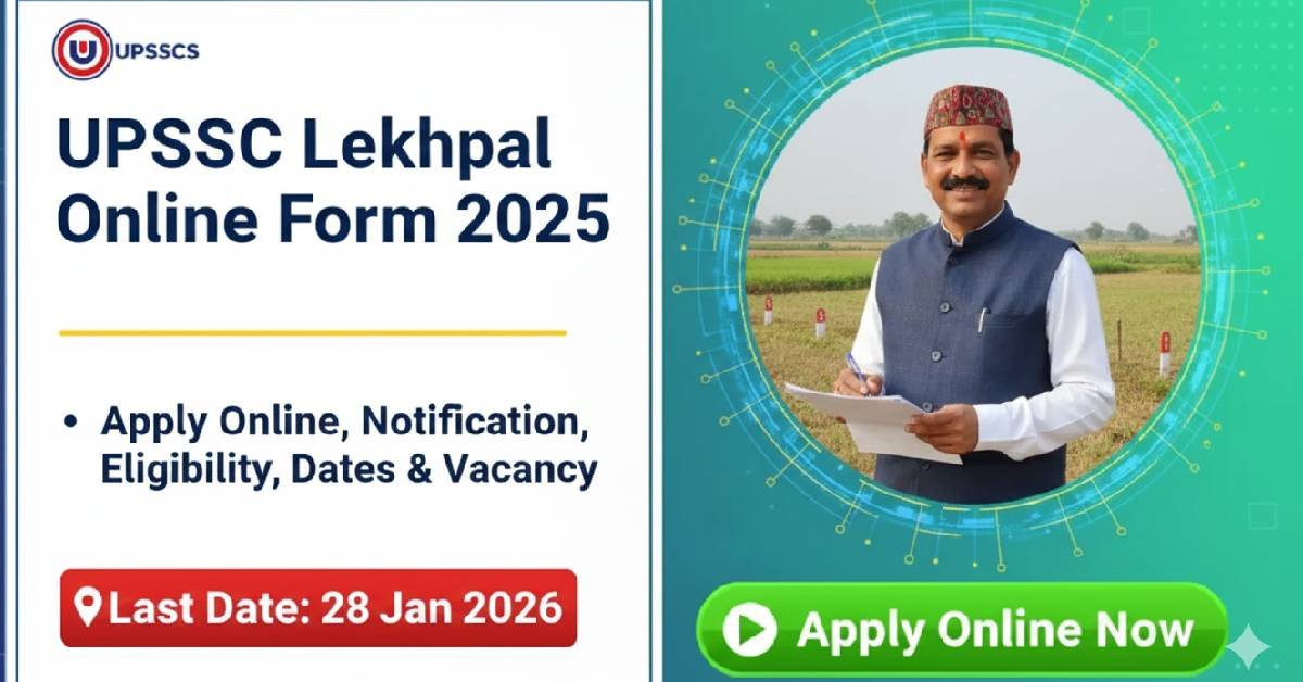 UPSSSC Lekhpal Online Form 2025