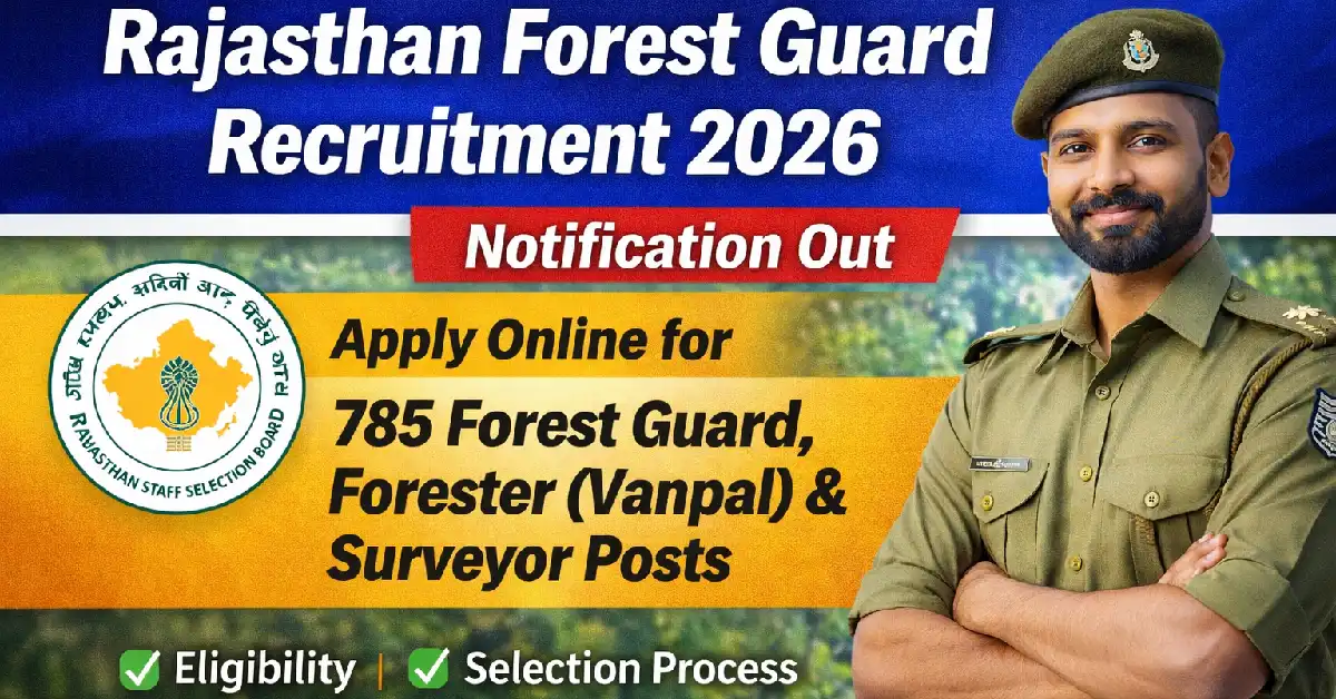 Rajasthan Forest Guard Recruitment 2026