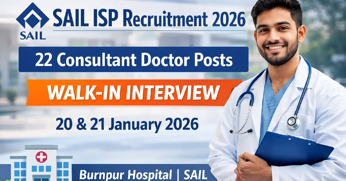 SAIL ISP Recruitment 2026