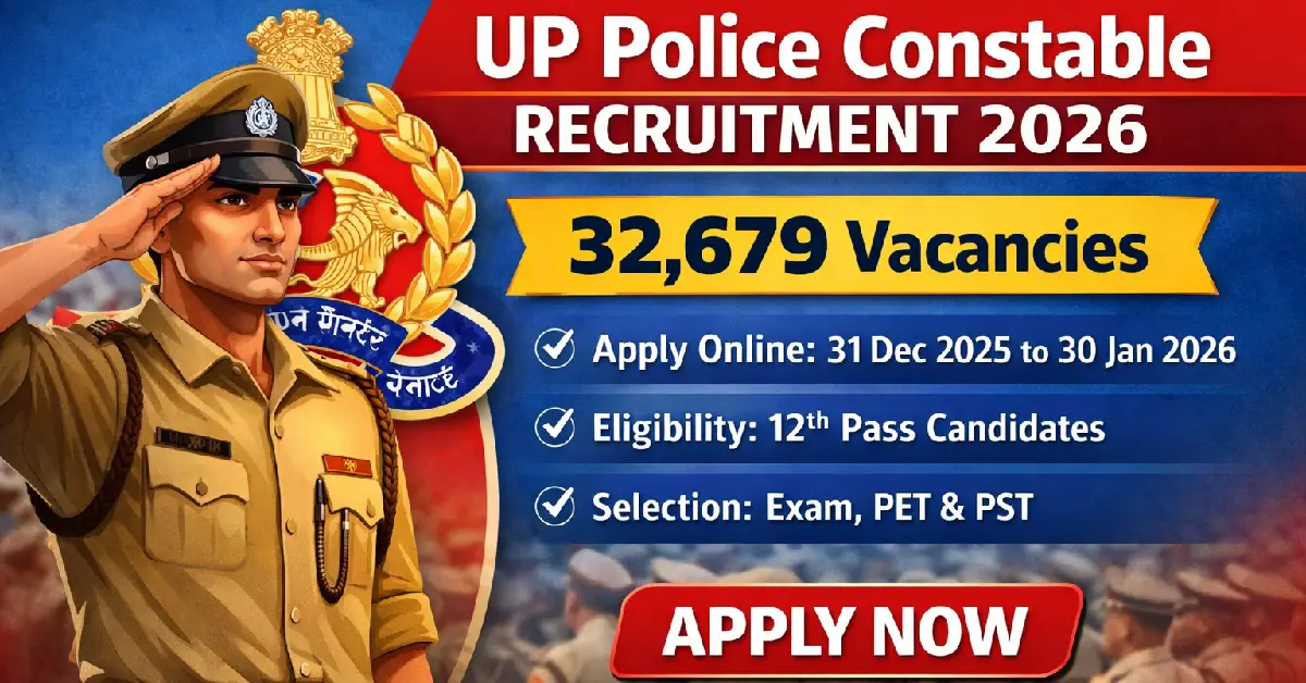 UP Police Constable Recruitment 2026