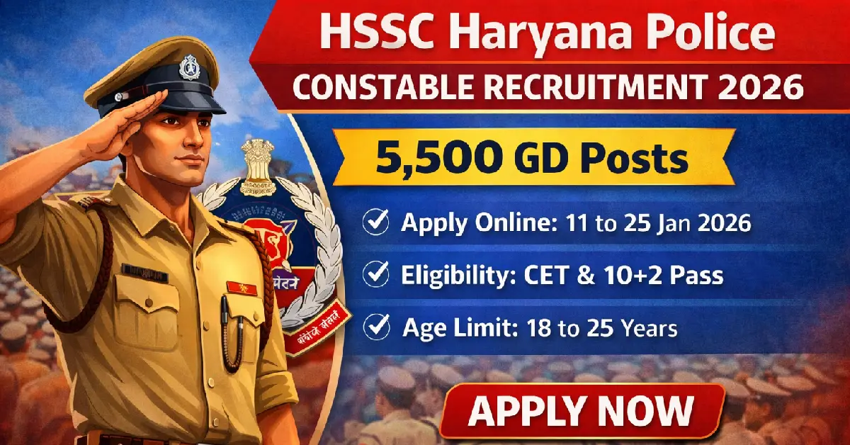 Haryana Police Constable Recruitment 2026