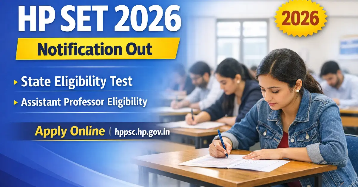HP SET 2026 Notification Apply Online