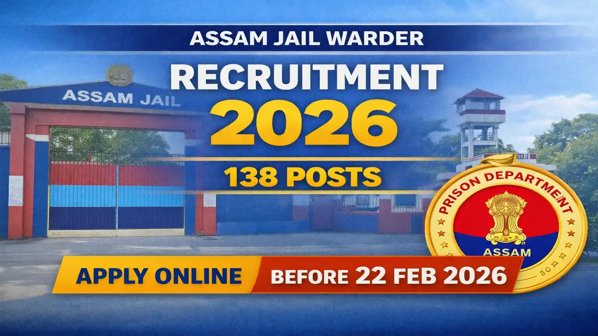 Assam Jail Warder Recruitment 2026