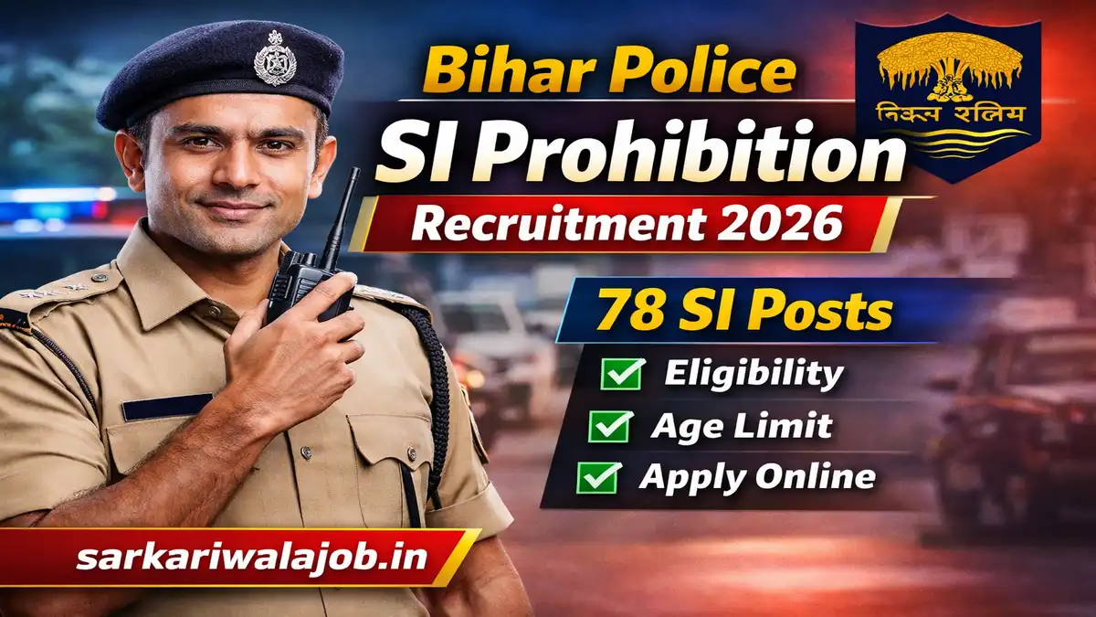 BPSSC SI Prohibition Recruitment 2026