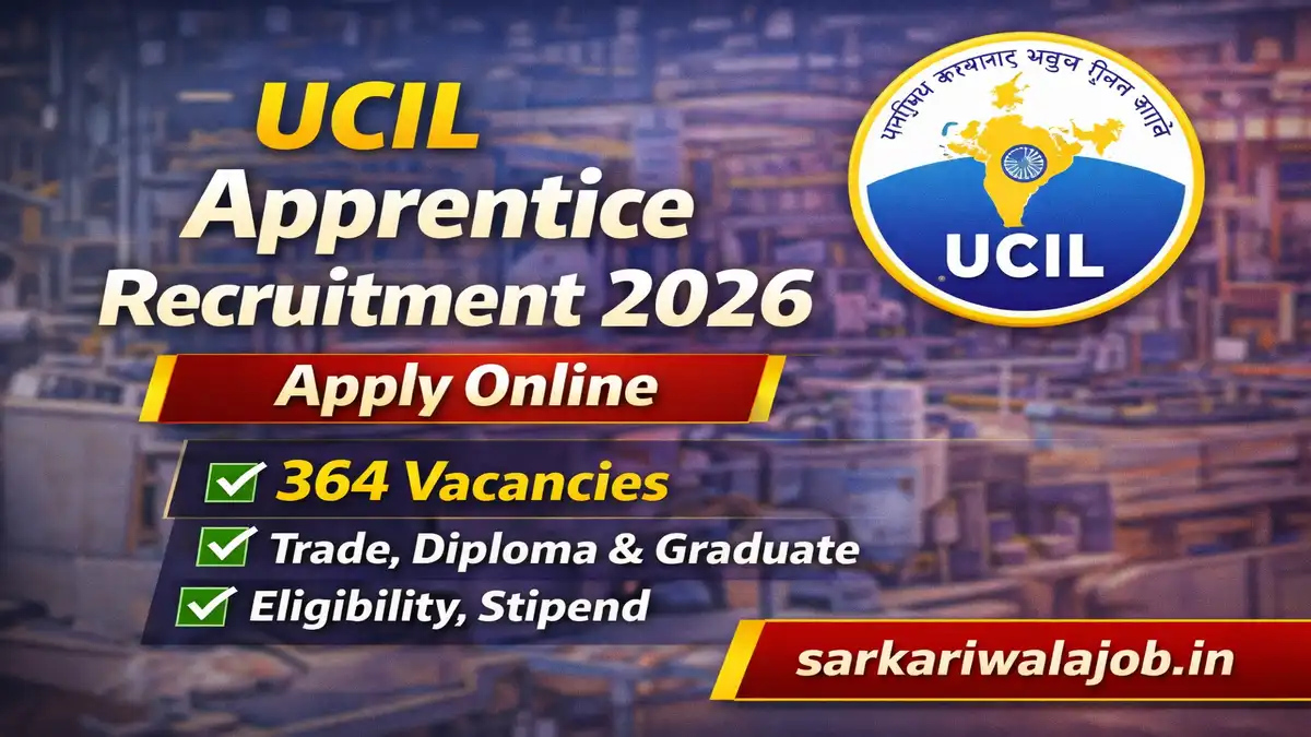 UCIL Apprentice Recruitment 2026