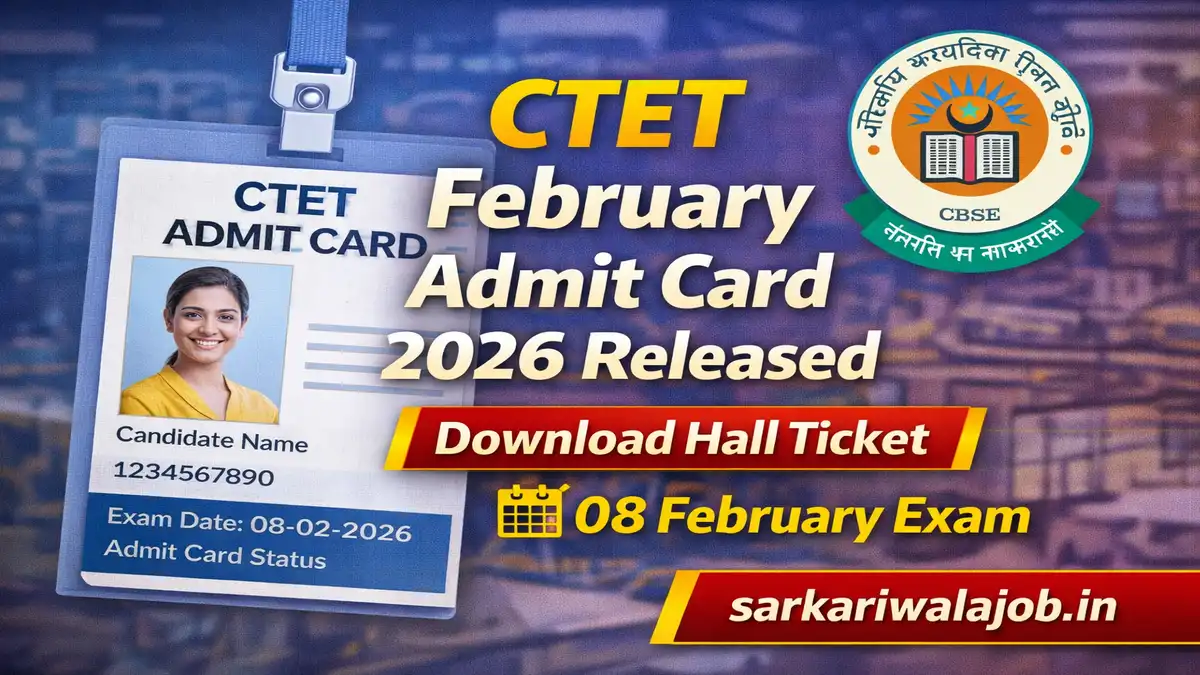 CTET February Admit Card 2026