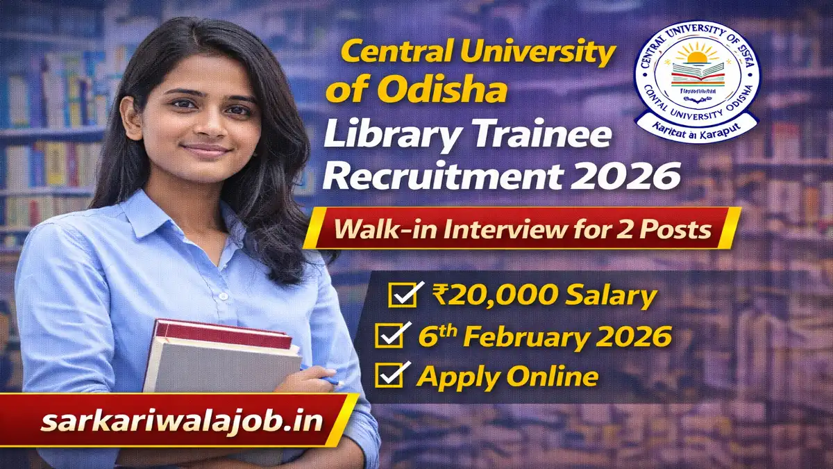 CUO Library Trainee Recruitment 2026