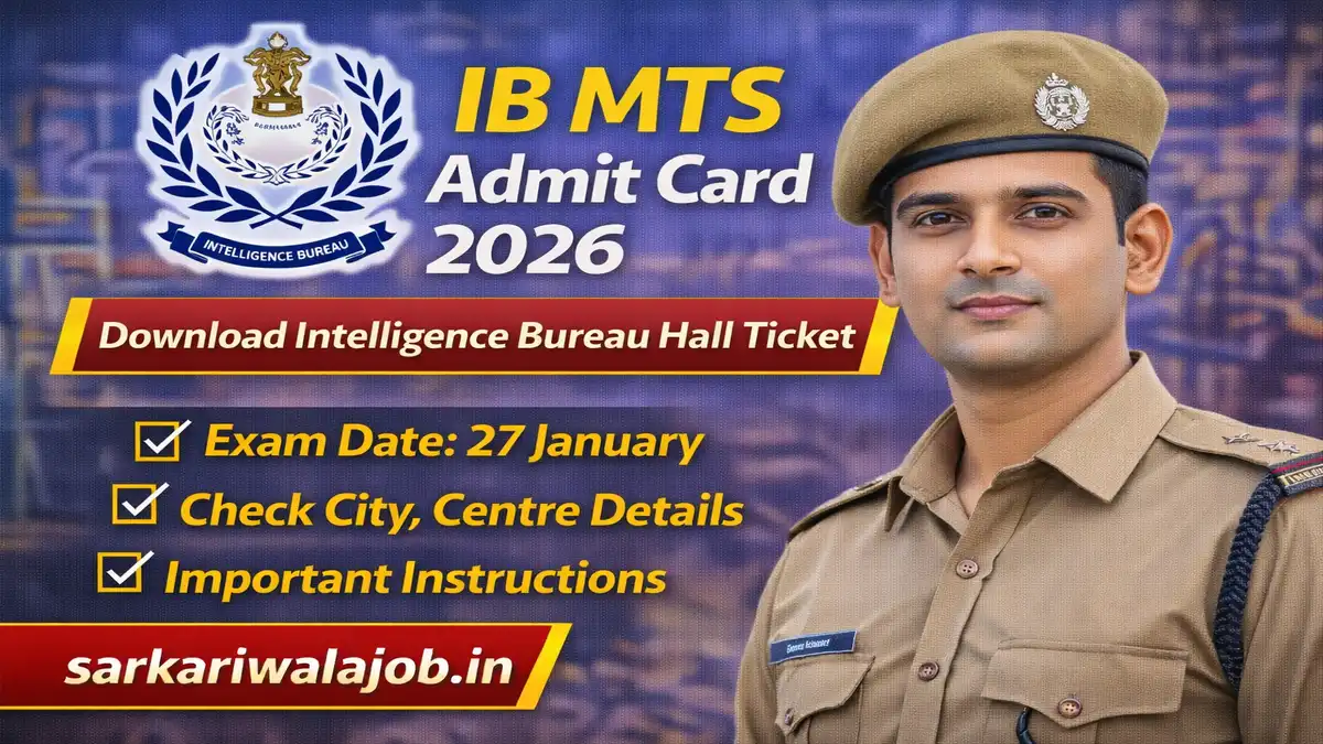 IB MTS Admit Card 2026