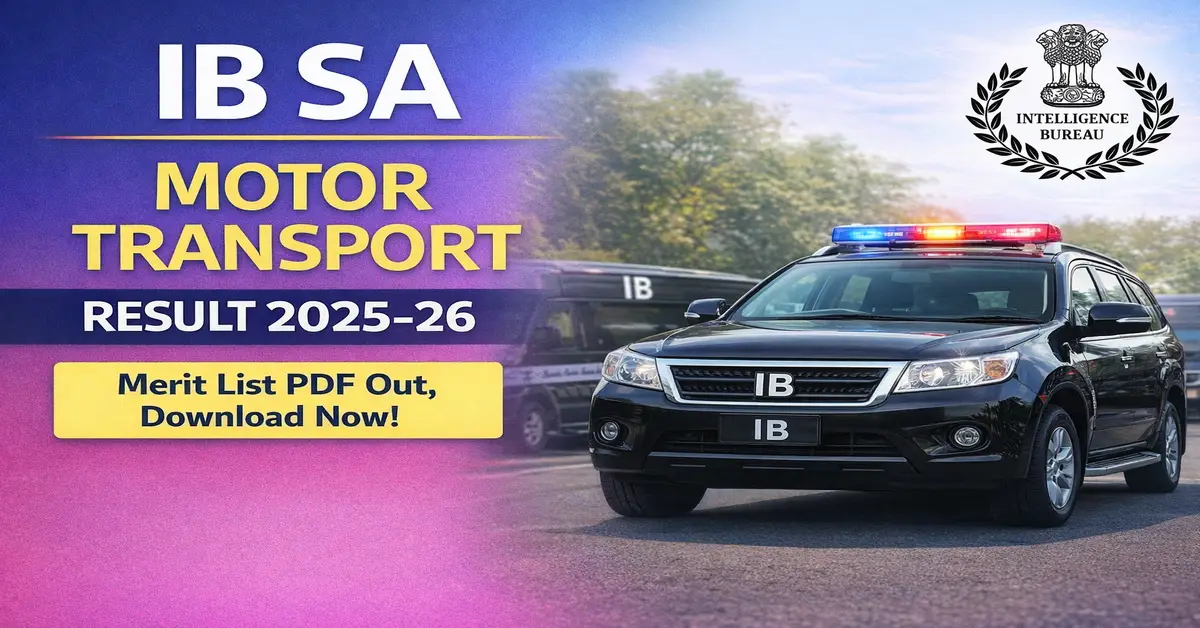 IB SA Motor Transport Result 2026