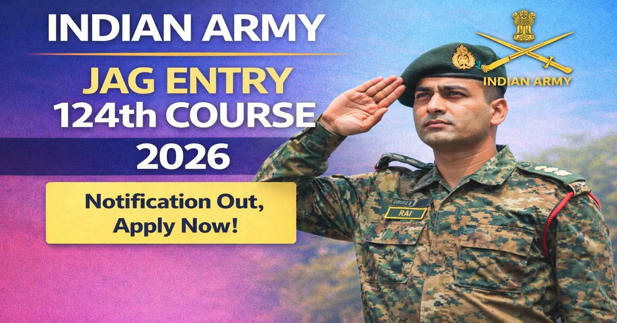 Indian Army JAG Entry 124th Course 2026