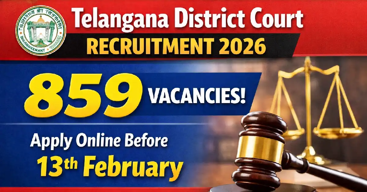 Telangana District Court Recruitment 2026