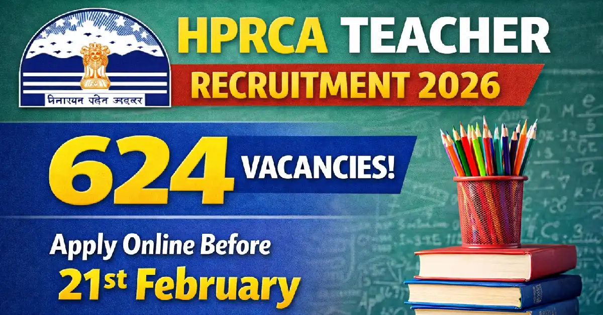 HPRCA Teacher Recruitment 2026