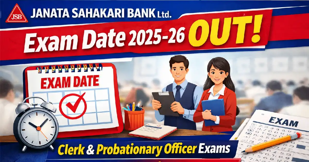 Janata Sahakari Bank Exam Date 2026