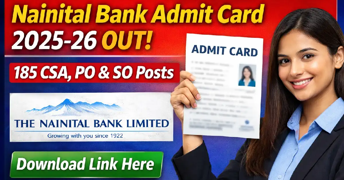 Nainital Bank Admit Card 2026